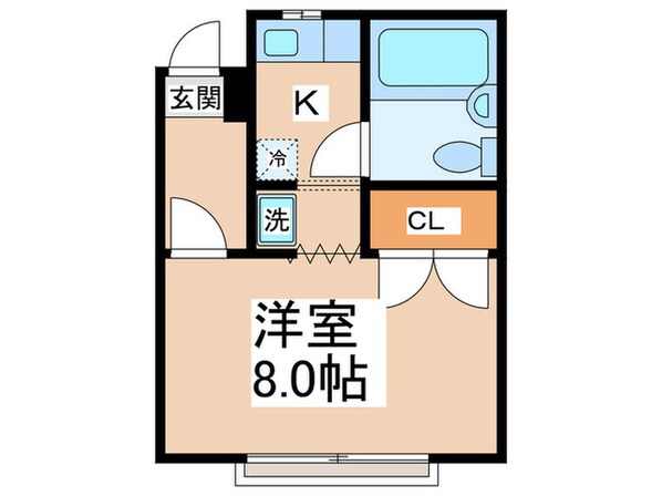 大門マンションの物件間取画像